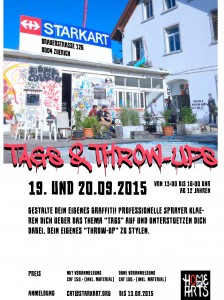Graffiti Workshop „Tags&Throw-Ups“ 2015